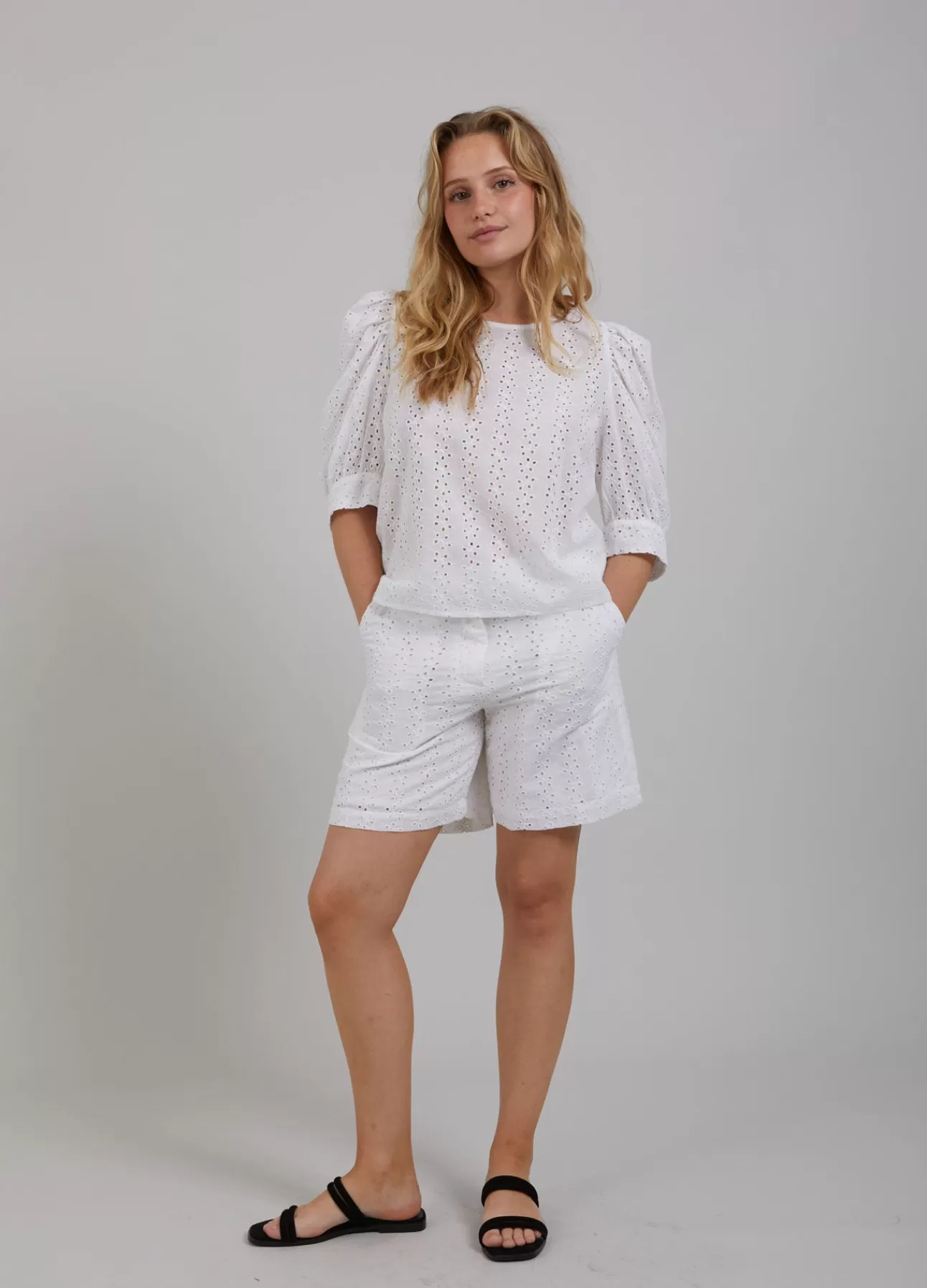 Kvinna Coster Copenhagen Skjortor & Blusar*Cc Heart Amy Topp M. Broderie Anglaise