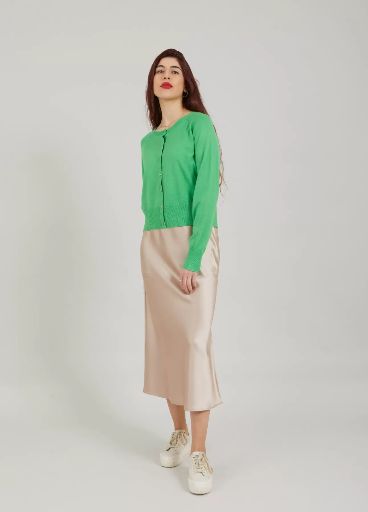 Kvinna Coster Copenhagen Stickat*Cc Heart Belle Cardigan