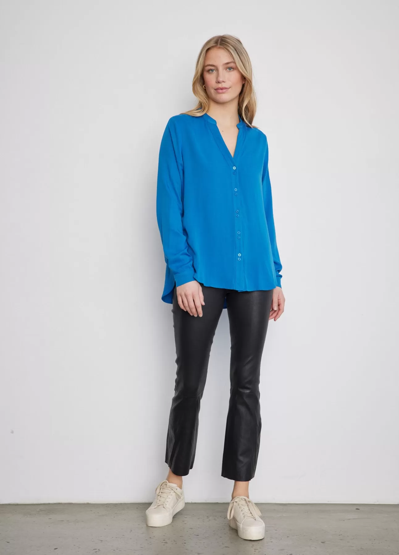 Kvinna Coster Copenhagen Läder*Cc Heart Cropped Läderleggings