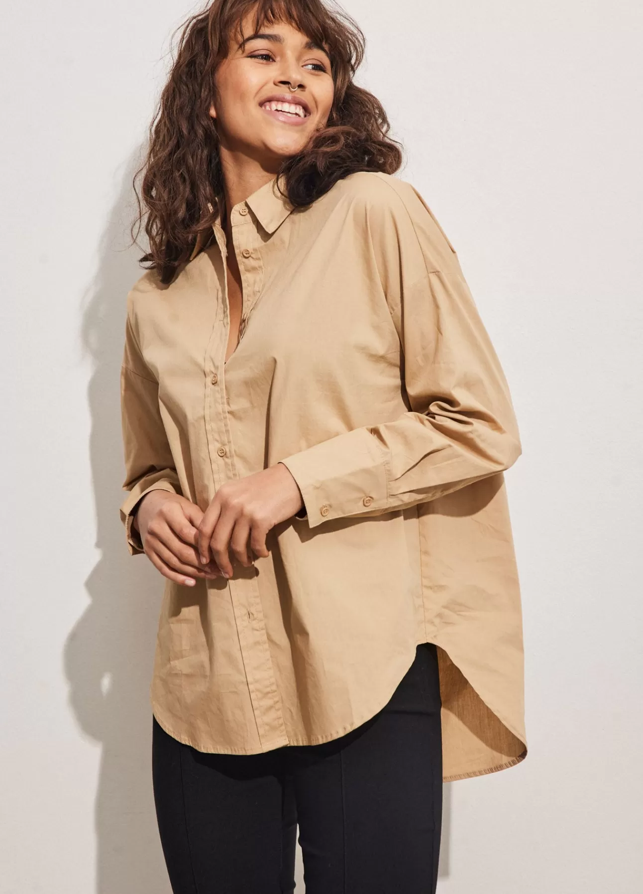 Kvinna Coster Copenhagen Skjortor & Blusar*Cc Heart Harper Oversized Bomullsskjorta