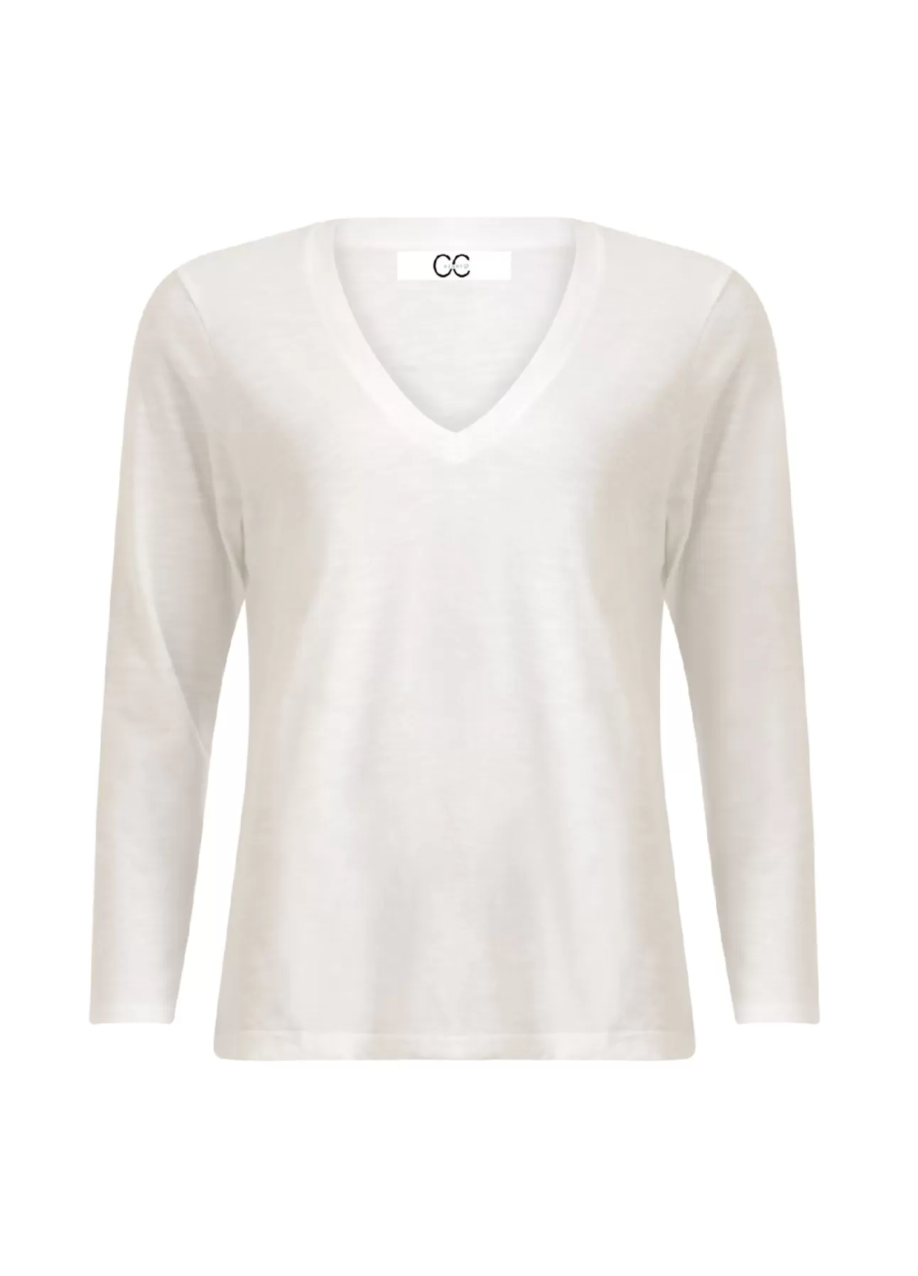 Kvinna Coster Copenhagen T-Shirts*Cc Heart Langarmad V-Ringad T-Shirt