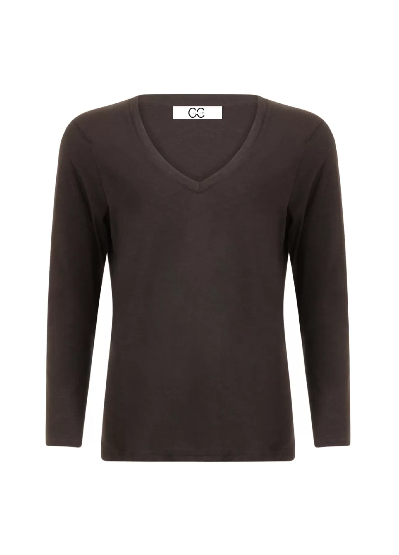 Kvinna Coster Copenhagen T-Shirts*Cc Heart Langarmad V-Ringad T-Shirt