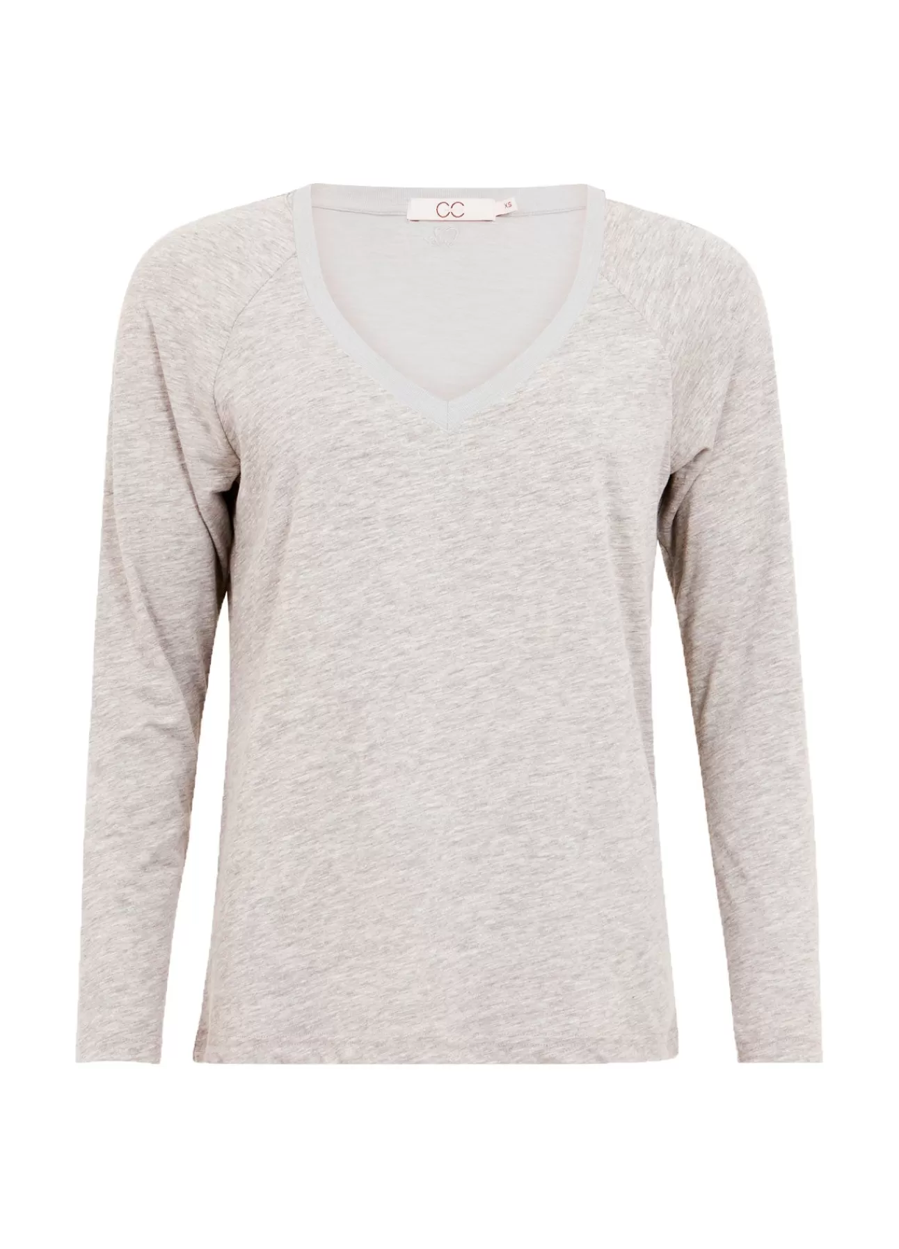 Kvinna Coster Copenhagen T-Shirts*Cc Heart Langarmad V-Ringad T-Shirt