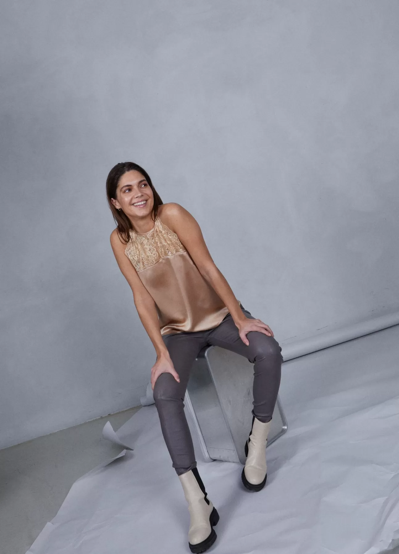 Kvinna Coster Copenhagen Läder*Cc Heart Läderleggings