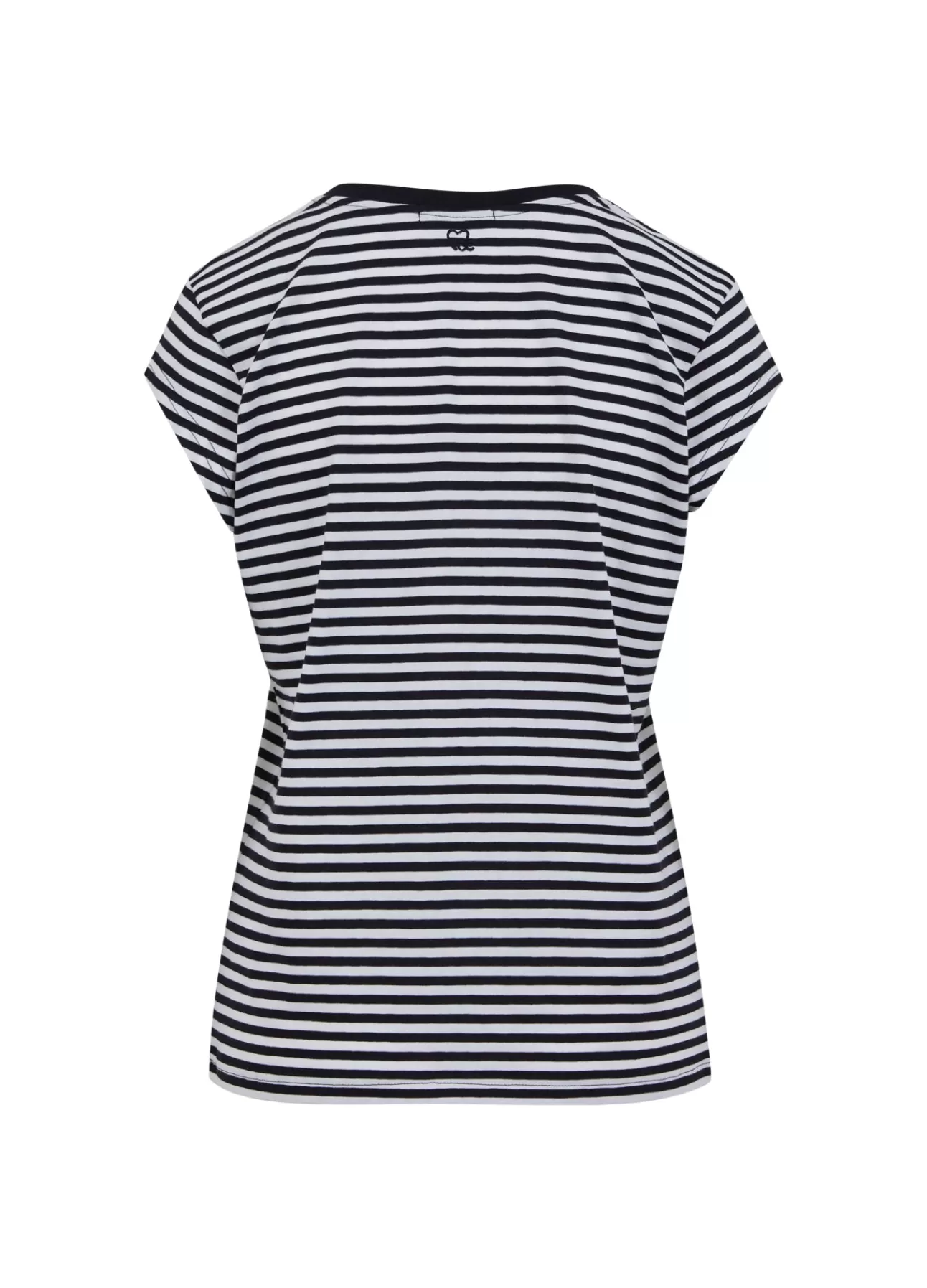 Kvinna Coster Copenhagen T-Shirts*Cc Heart Randig V-Ringad Bas T-Shirt