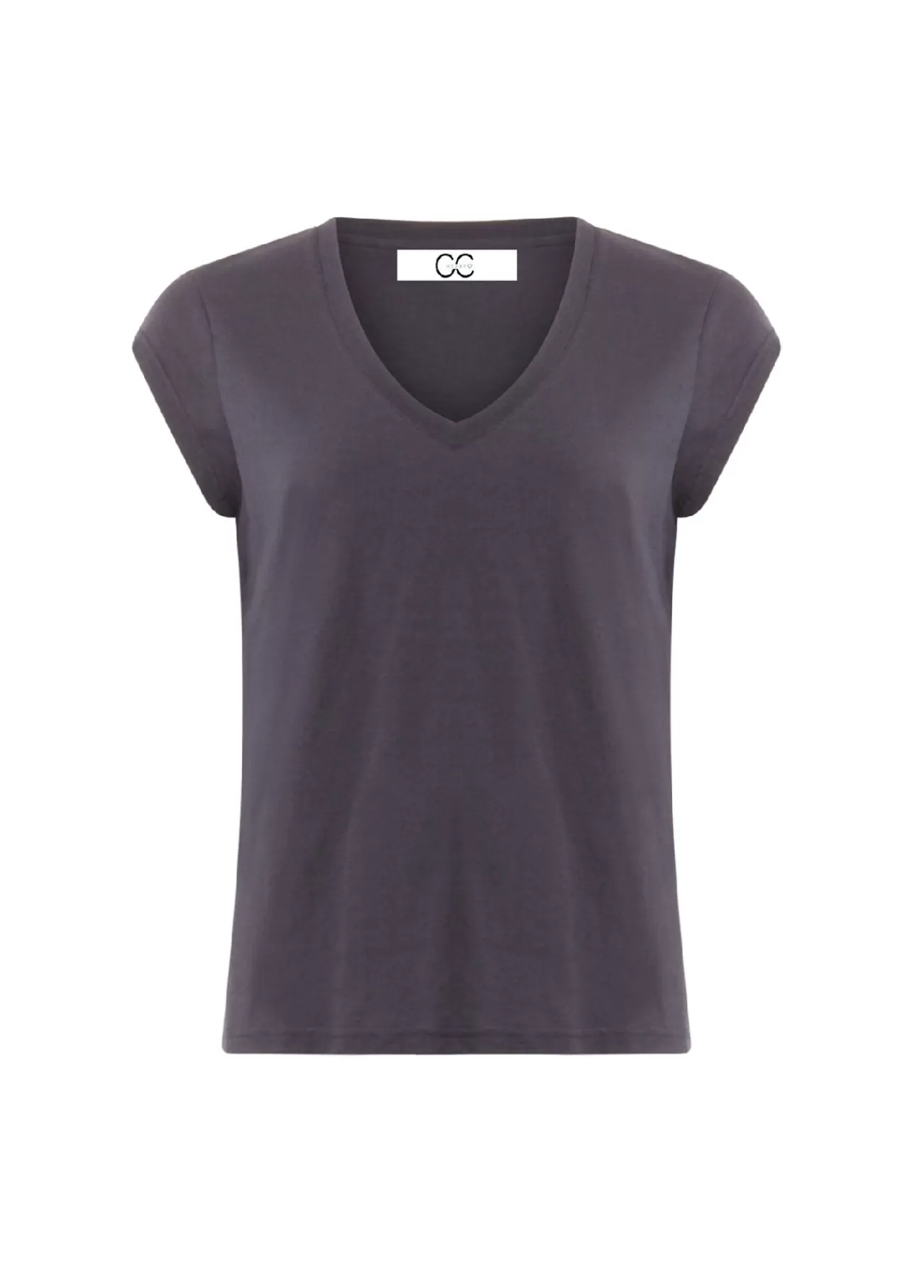 Kvinna Coster Copenhagen T-Shirts*Cc Heart V-Ringad T-Shirt