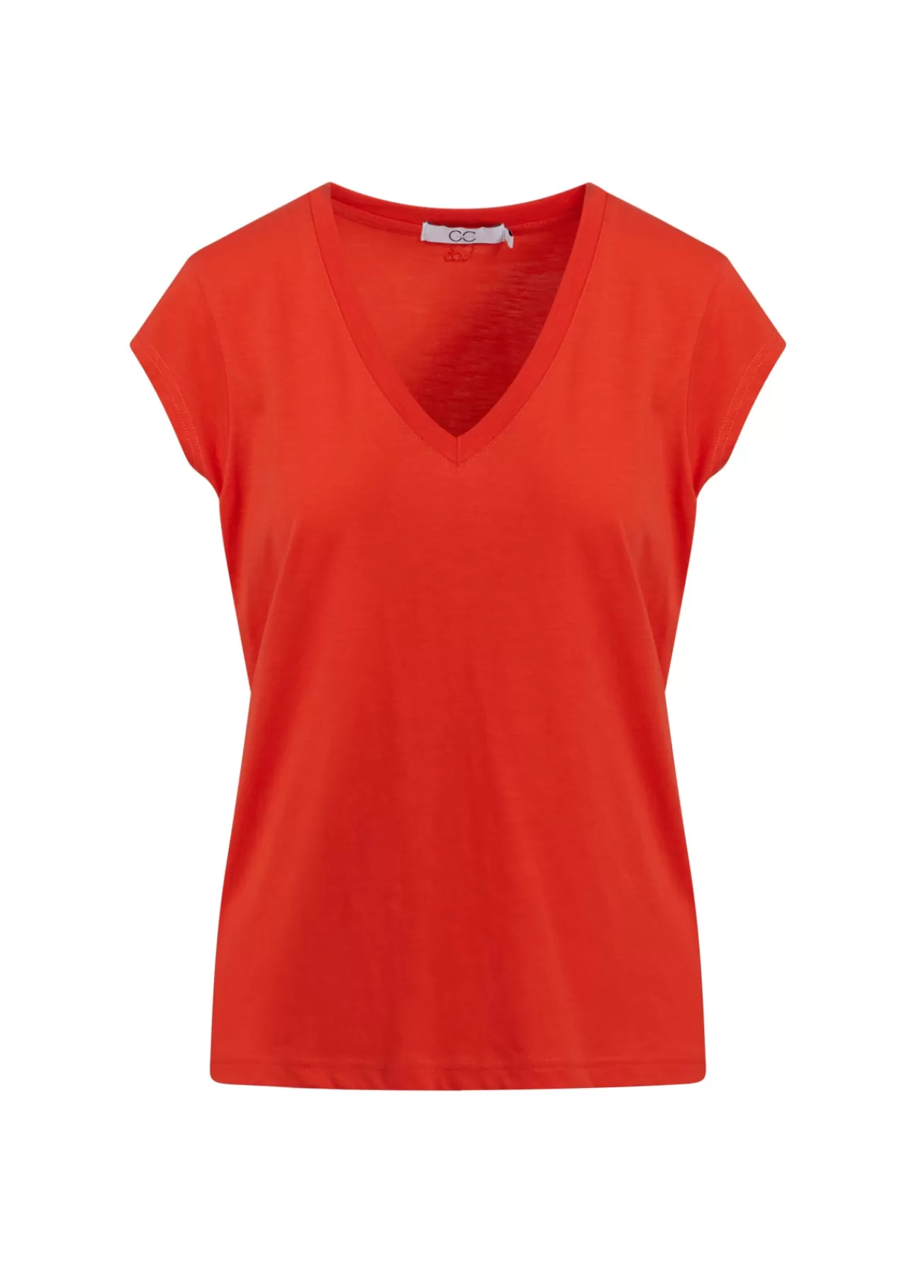 Kvinna Coster Copenhagen T-Shirts*Cc Heart V-Ringad T-Shirt