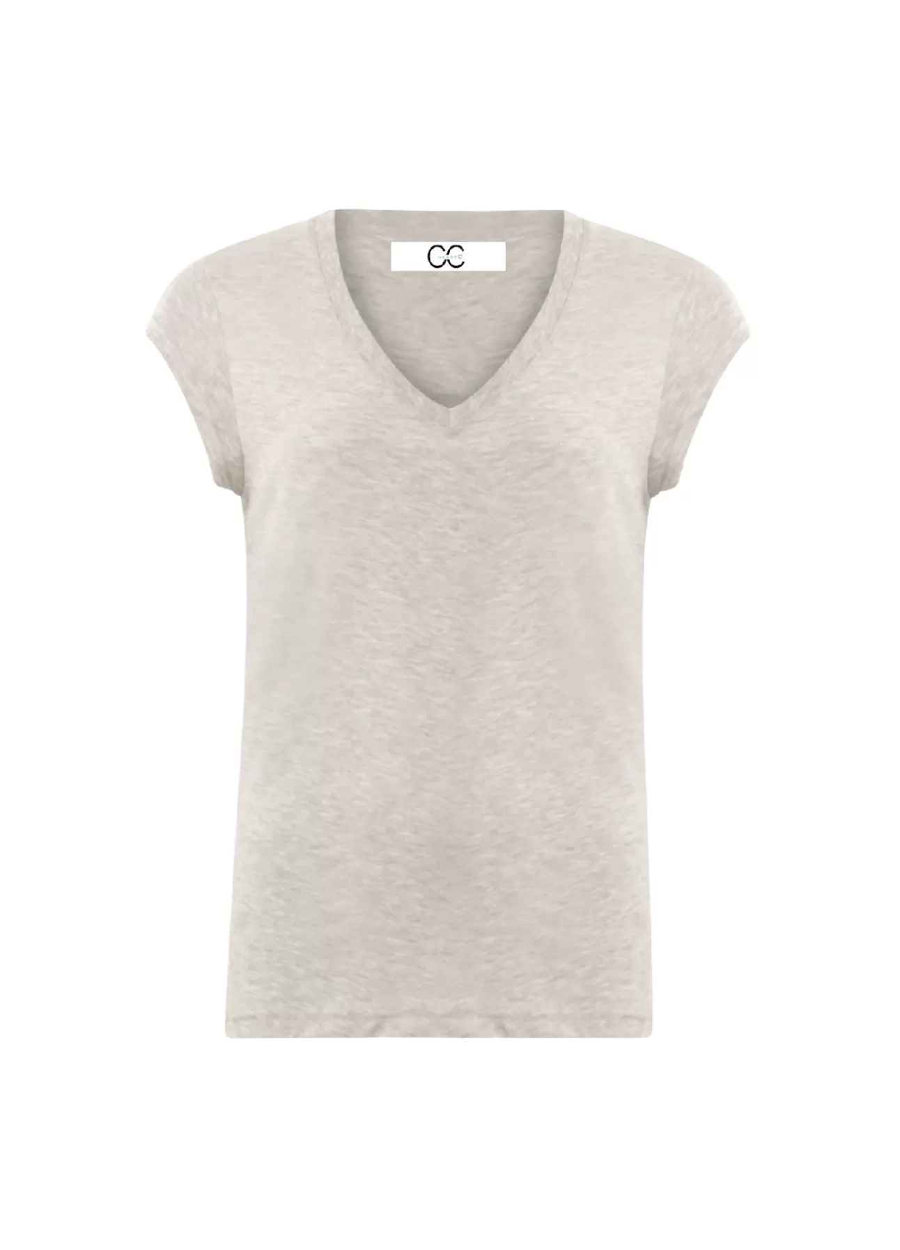 Kvinna Coster Copenhagen T-Shirts*Cc Heart V-Ringad T-Shirt