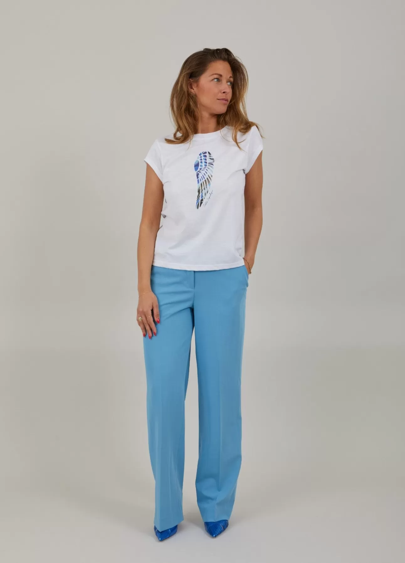Kvinna Coster Copenhagen T-Shirts*Flow Wing T-Shirt