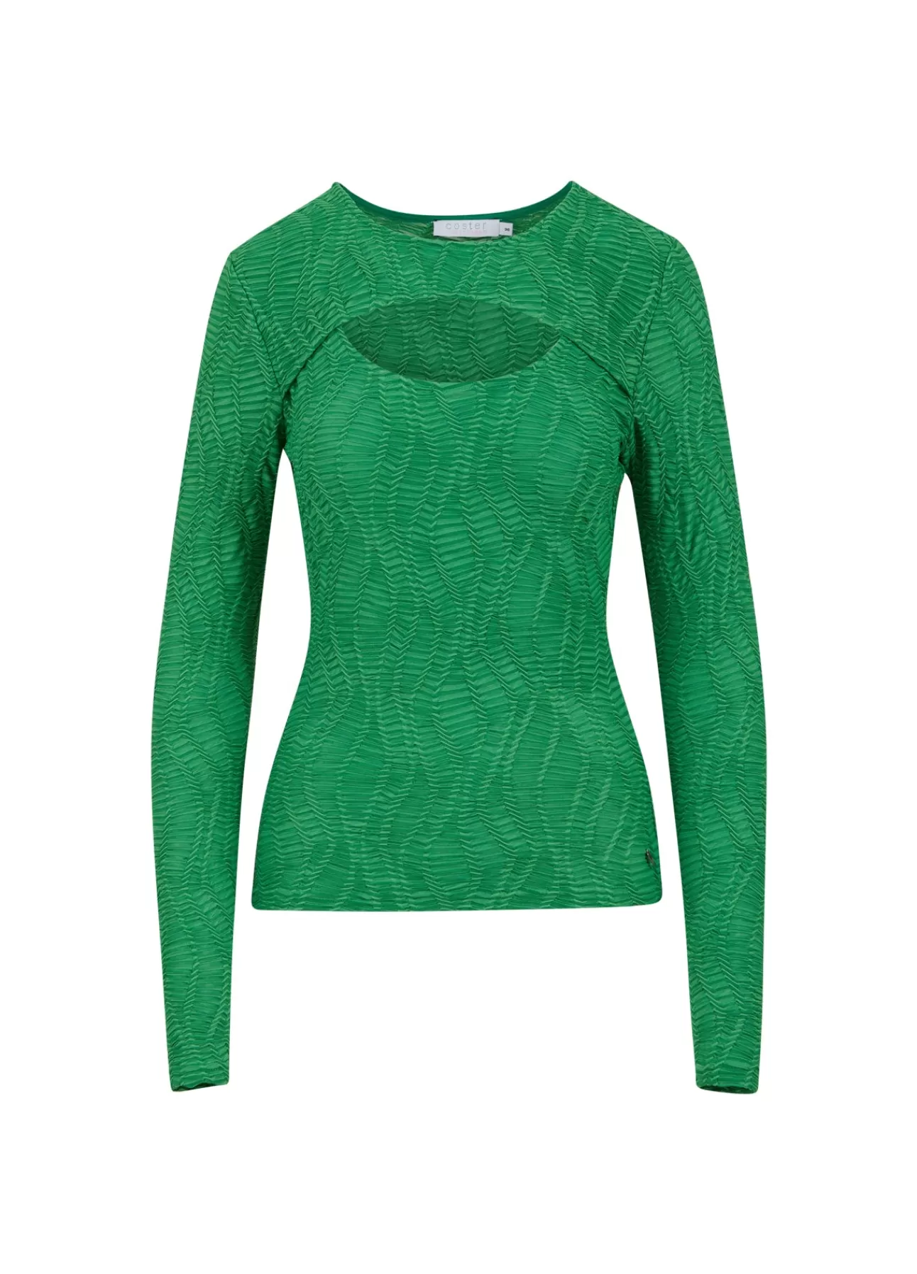 Kvinna Coster Copenhagen Skjortor Och Blusar*Langarmad T-Shirt Med Struktur