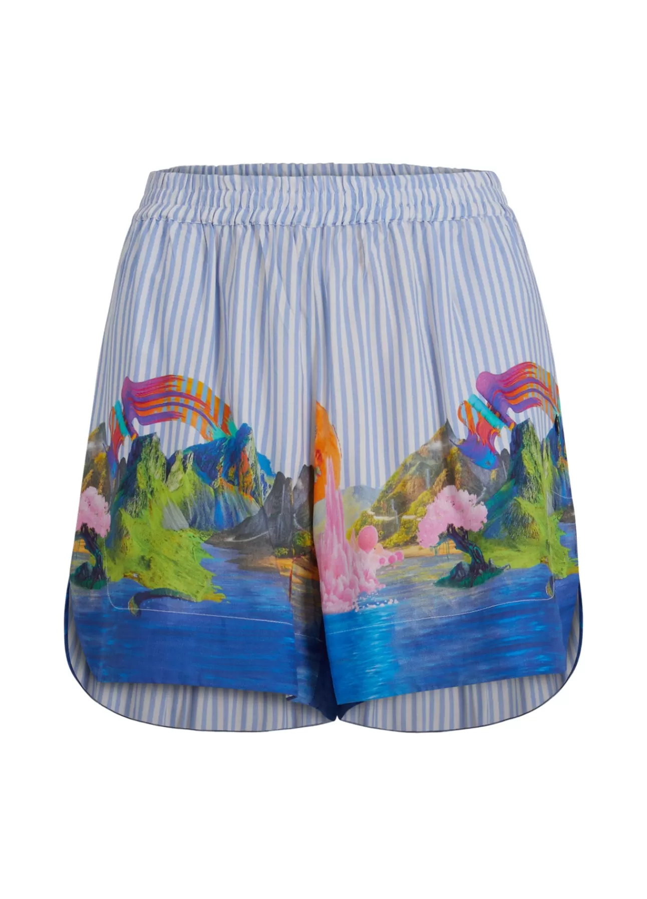 Kvinna Coster Copenhagen Shorts*Shorts M. Magic Island Tryck