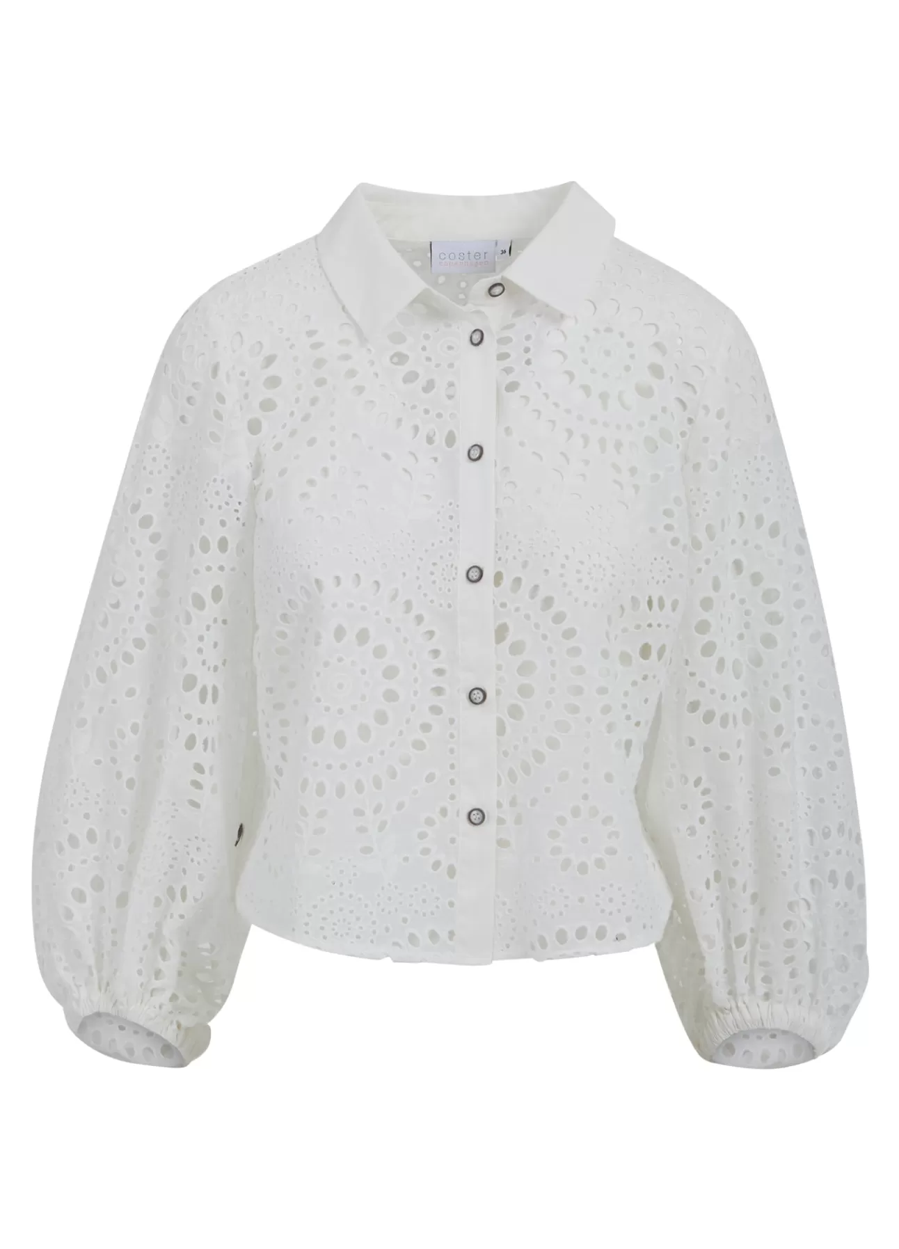 Kvinna Coster Copenhagen Skjortor Och Blusar*Skjorta M. Broderi Anglaise