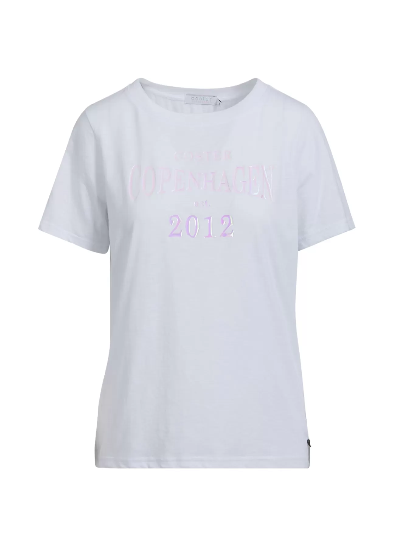 Kvinna Coster Copenhagen T-Shirts*T-Shirt M. Logotyp-Tryck