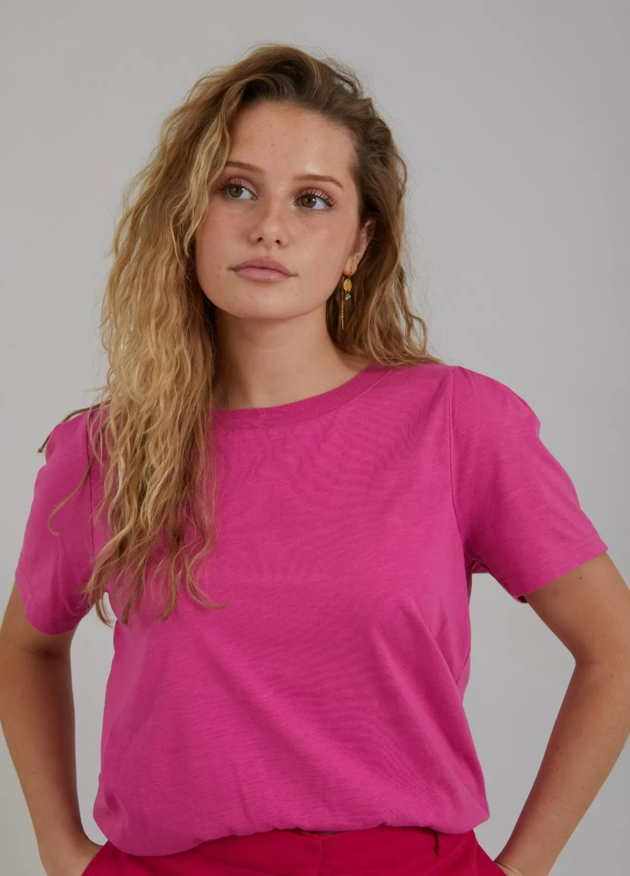 Kvinna Coster Copenhagen T-Shirts*T-Shirt M. Pressveck
